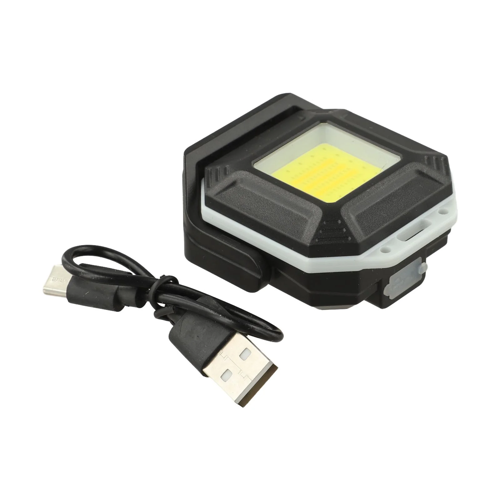 Multifunctional Light COB Camping Light 4 Lighting Modes Adjustable Brightness Levels Lightweight Design Black Nighttime Travel