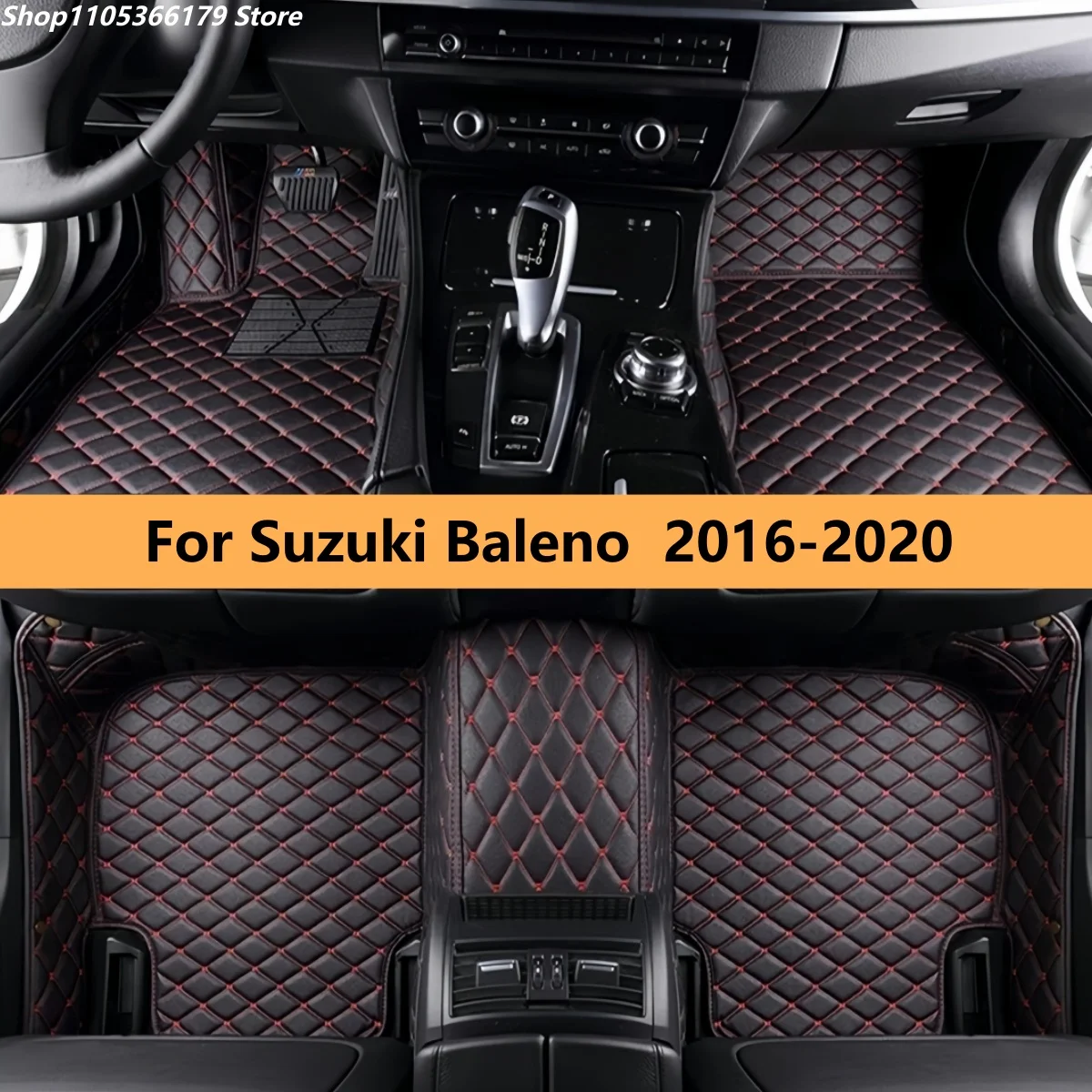 

Автомобильные коврики из кожи для Suzuki Baleno 2016-2020 годов выпуска, полный комплект.