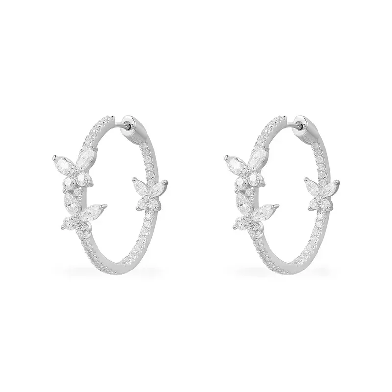 LI KI 925 Sterling Silver 2022 New Butterfly Earrings  Beautiful Fashion Jewelry Free Delivery Valentine'S Day Gift view 5