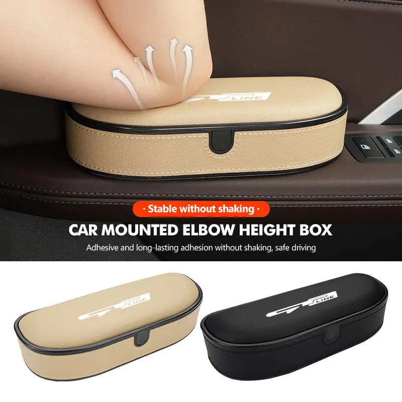 Car Left Right Door Armrest Adjustable Height Elbow Rest Box For KIA gt gtline Xline ceed Forte RIO STINGER Seltos K3 K4