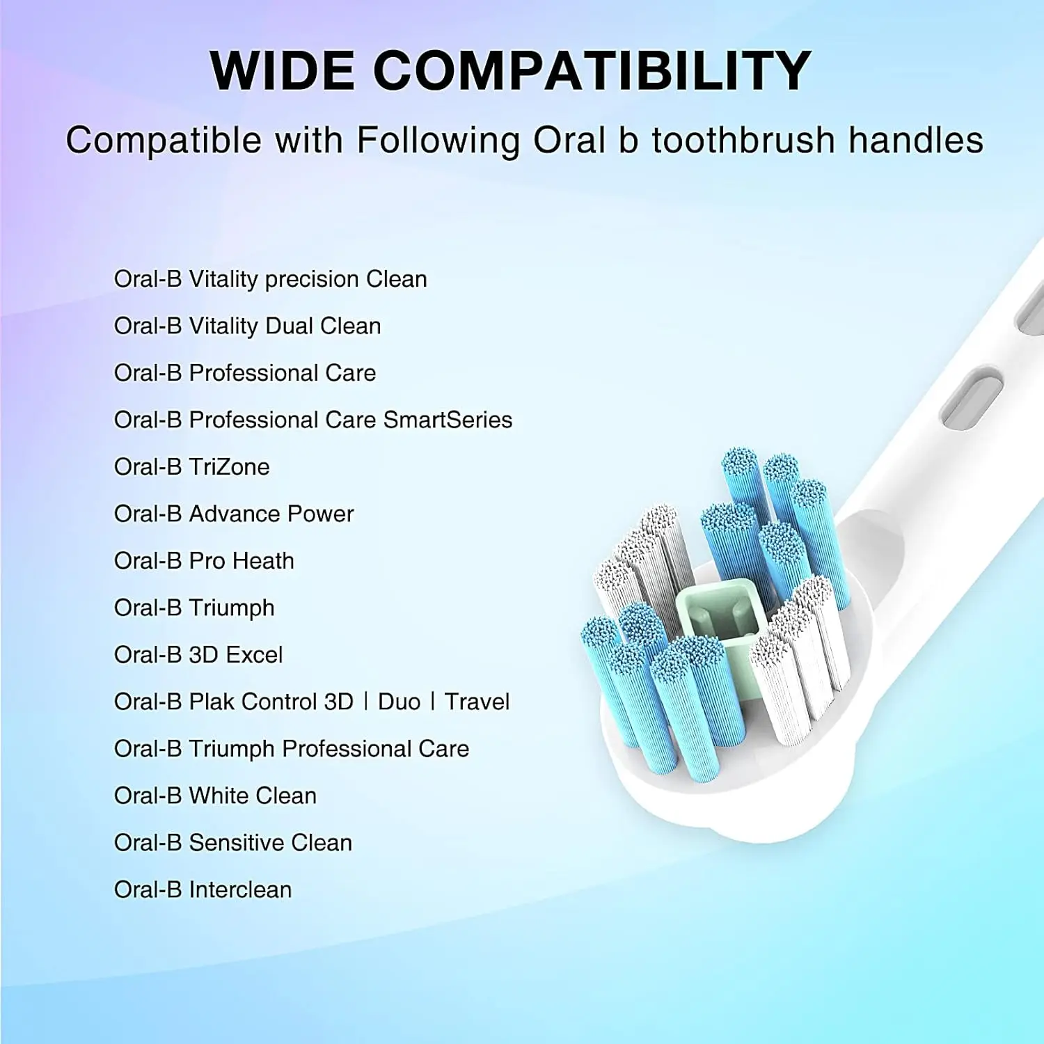 Suitable For Replacing The Oral B/Oral B Electric Toothbrush Head With The Universal Oralb D12 16 3709 P2000