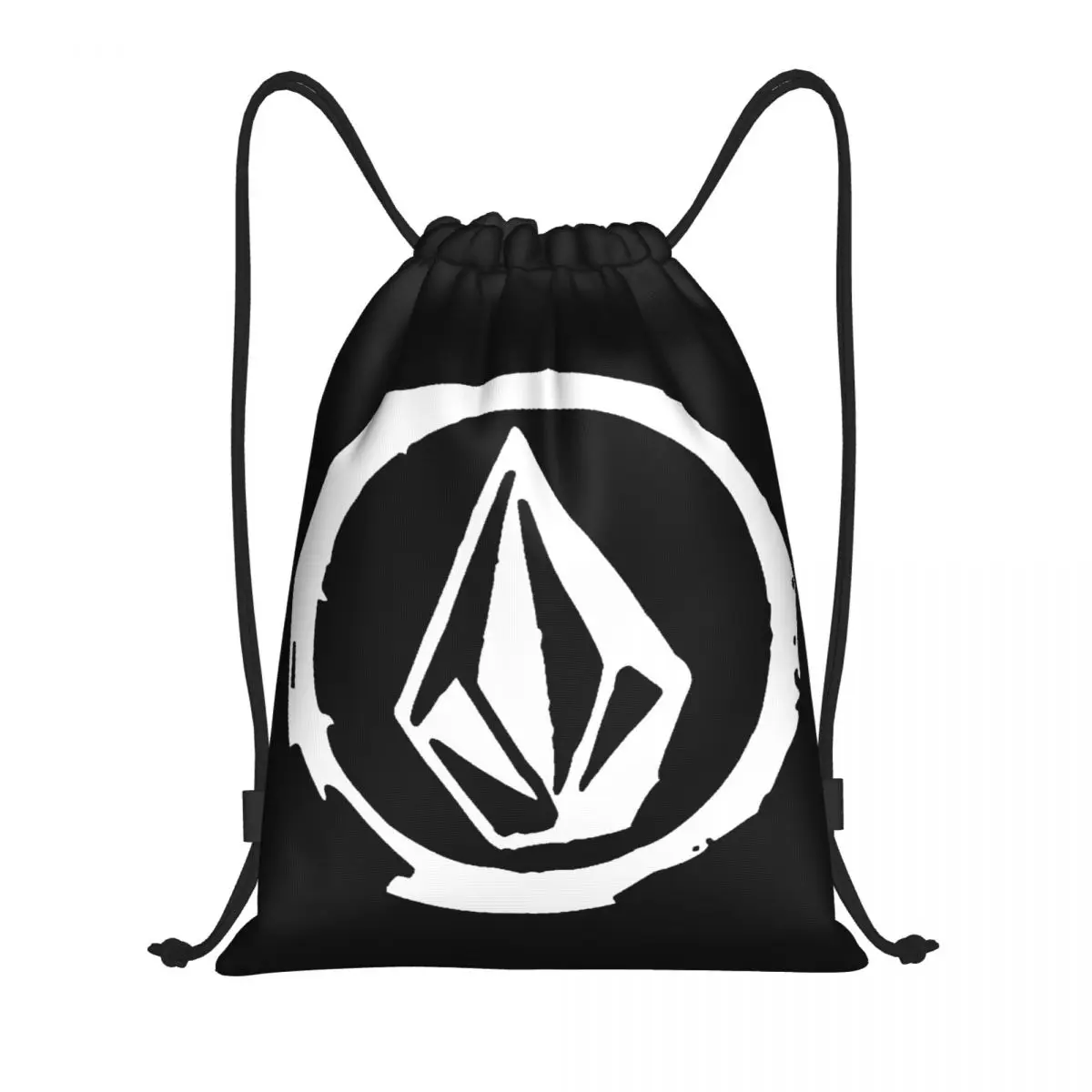 Volcoms-mochila con cordón para Skate para hombre y mujer, bolsa deportiva para gimnasio, saco de entrenamiento con piedras de diamante