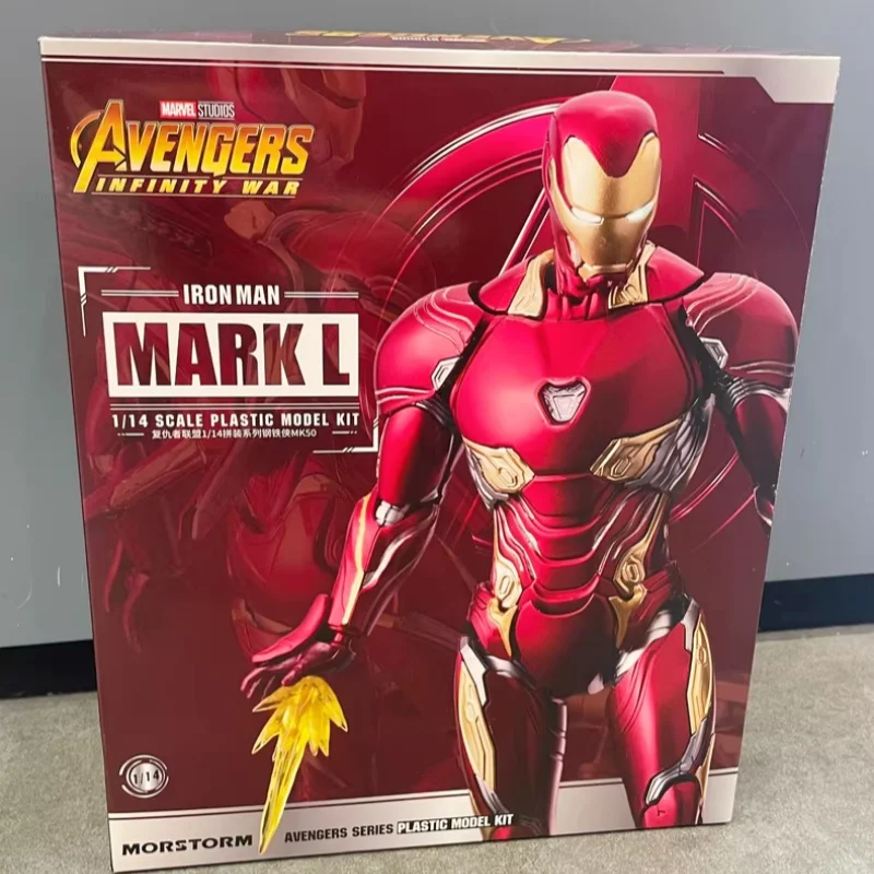 

Morstorm 15cm Iron Man Mk85 Marvel Avengers Infinity War Tony Stark Action Figure DIY Assembly Model Toy for Collectors