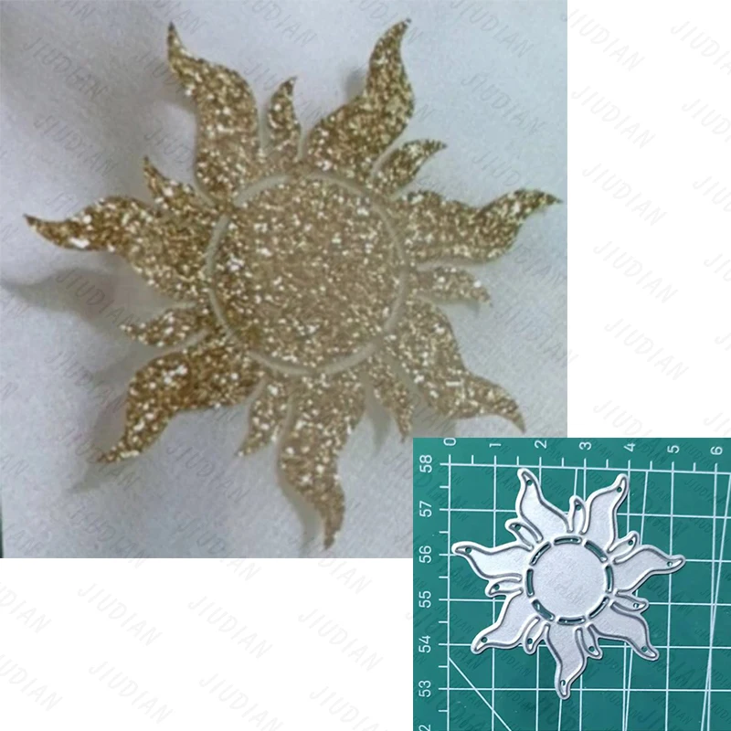 Exquisite Little Sun Metal Cutting Dies For DIY Scrapbooking Photo Album Craft Decorat Paper Template Handcraft Gift Card