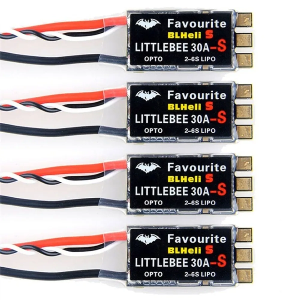 

OneShot125 Supports Mulitshot DSHOT for FPV Drone Multicopter Little bee Spring BLHeli-s Brushless ESC Speed Controller