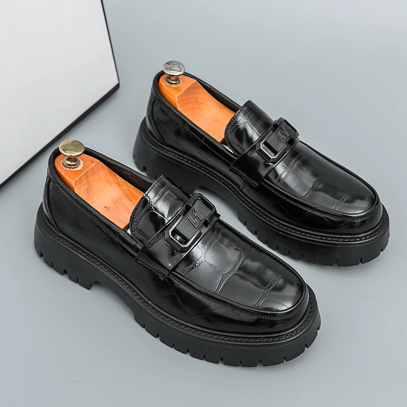 

Suit Shoes Men Dress Shoes Professional Classic Social Formal Shoes Business Outdoor Leather Shoes Luxury Business Wedding Shoes