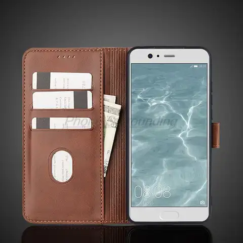 Wallet Flip Cover Leather Case for Huawei P10 P 10 lite / P10 plus Pu Leather Phone Bags protective Holster Fundas Coque