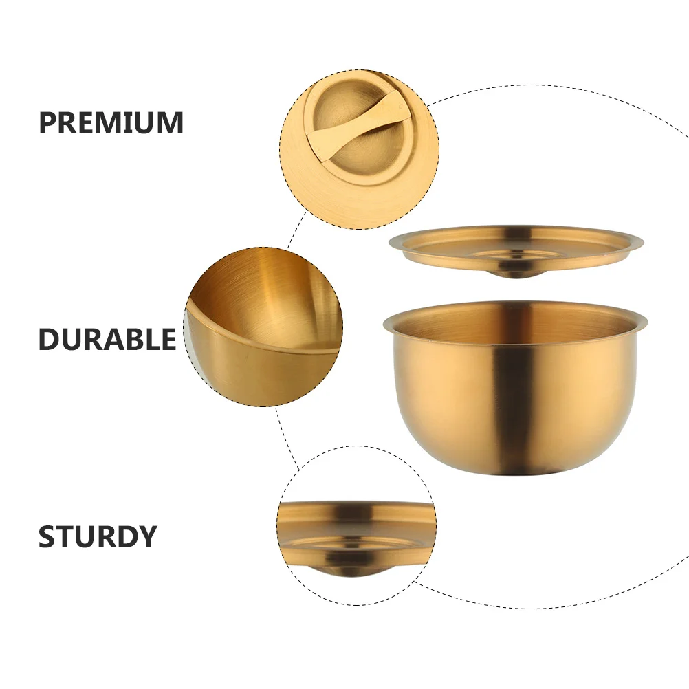 

1pc Stainless Steel Steamed Egg Bowl Thickened Multi-Function Soup Noodles Rice Container For Home Hotel Restaurant Camping