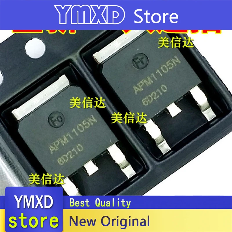 10 unids/lote nuevo Original genuino APM1105N MOS tubo de efecto de campo TO-252 en Stock