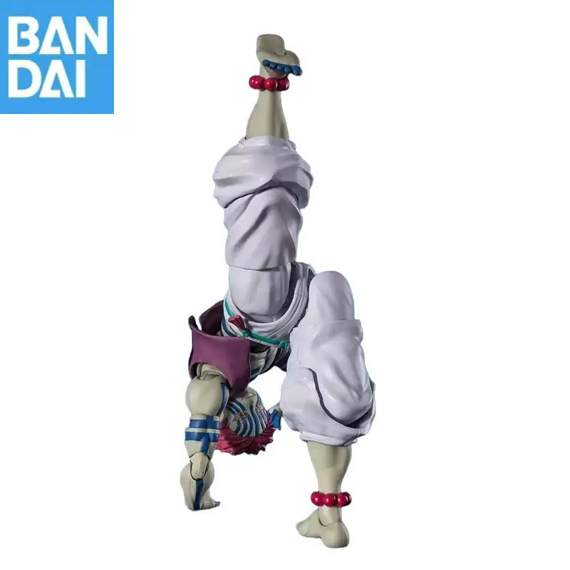 Genuino Bandai S.H.Figuarts Demon Slayer: Kimetsu No Yaiba Akaza Pvc coleccionista ornamento figura de acción modelo juguete para regalo en Stock