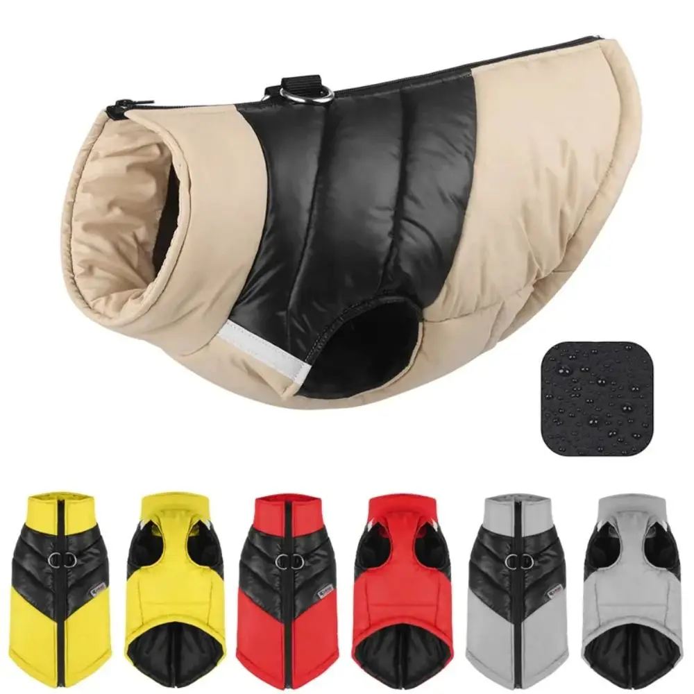 Outdoor Waterproof Dog Jacket Chihuahua Coat French Bulldog Warm Dog Costume Winter Dog Clothes for Small Large Dogs