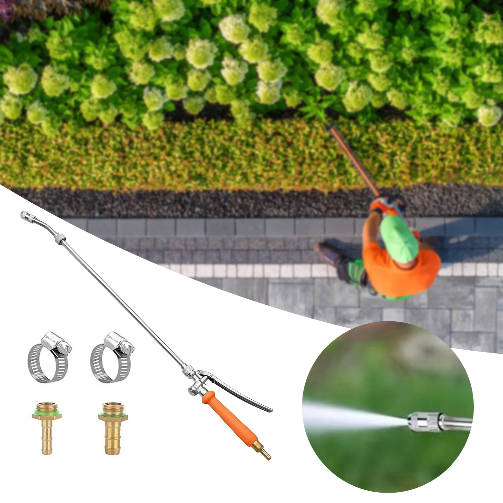 

Garden Watering Wand Easy Connecting Heavy Metal Watering Wand For Outdoor