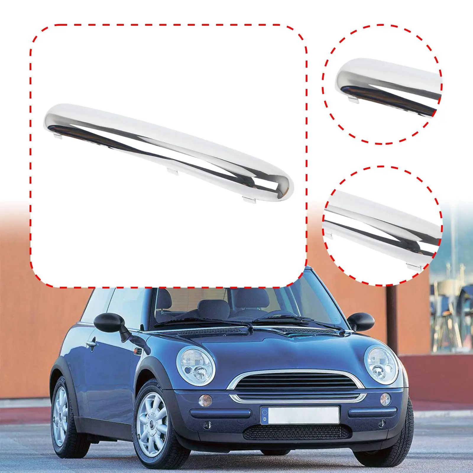 

Накладка на передний бампер, современное обслуживание, ремонт автомобильных принадлежностей, запасная часть автомобиля для Mini Copper Cabrio 200106-2004