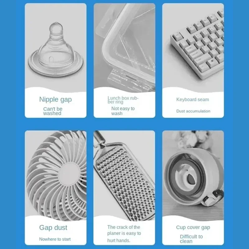 Multi-functional Flexible Mobile Phone Clean Fine Dust Cup Lid Card Slot Earphone Cleaning Brush For Headset Keyboard Cup Cover - 6