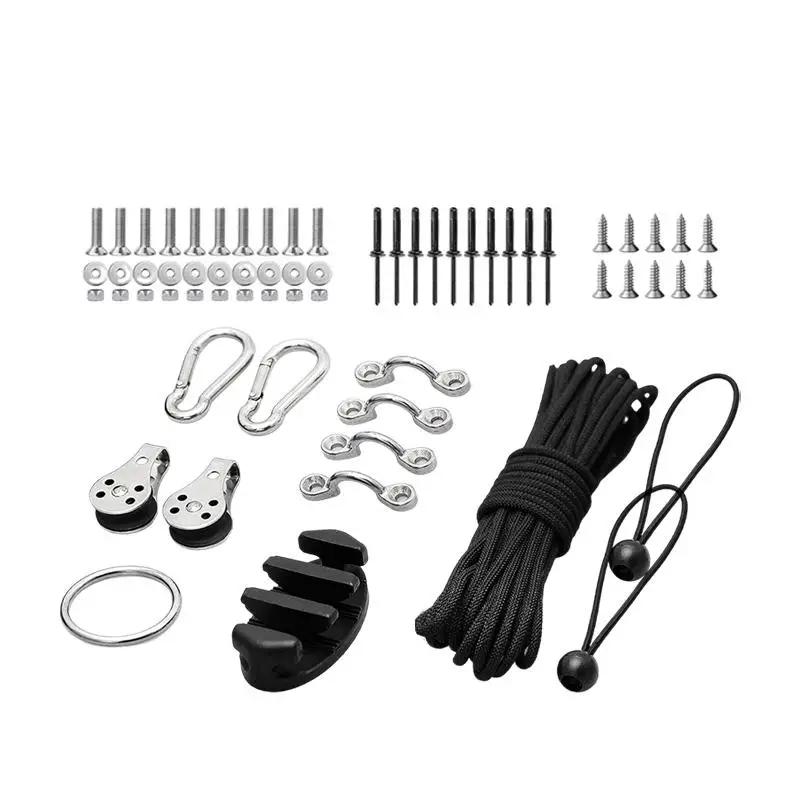 

Комплект якорной тележки для Каяка, каноэ, Каяка, фурнитура, глаза для Каяка, гайки для Каяка, фурнитура для Каяка, глазки, гайки для Каяка, Аксессуары Для Каяка