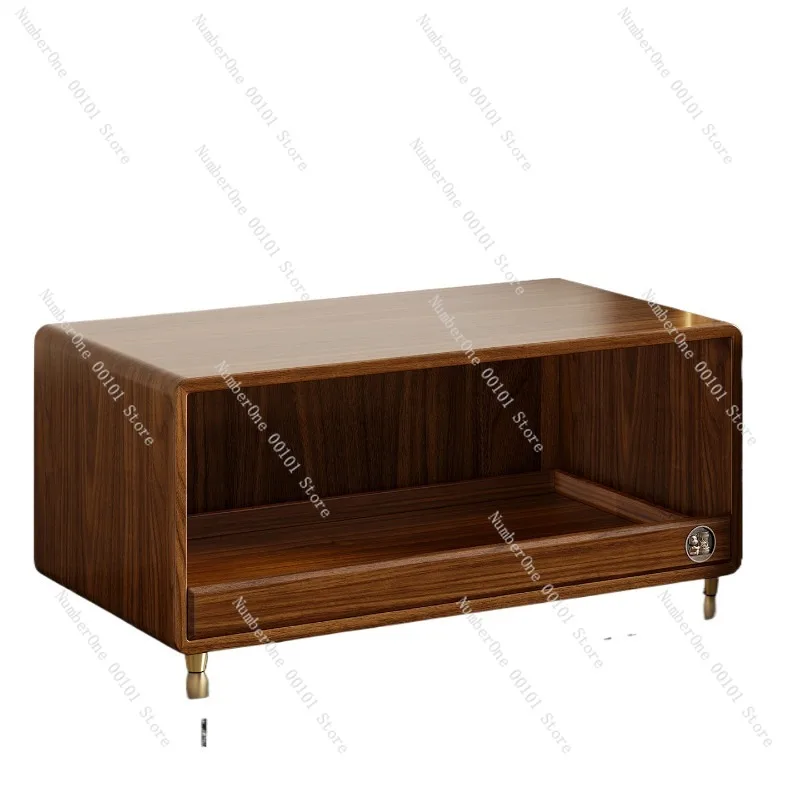 Solid Wood Coffee Machine Storage Rack Kitchen Countertop Organizer Cabinet Dustproof Seasoning Cup Holder Dining Table Bread