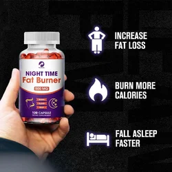 Night Time Fat Bunner Capsule Unisex Weight Loss Night Enzyme Powerful Fat Burning Fast Diet Pills