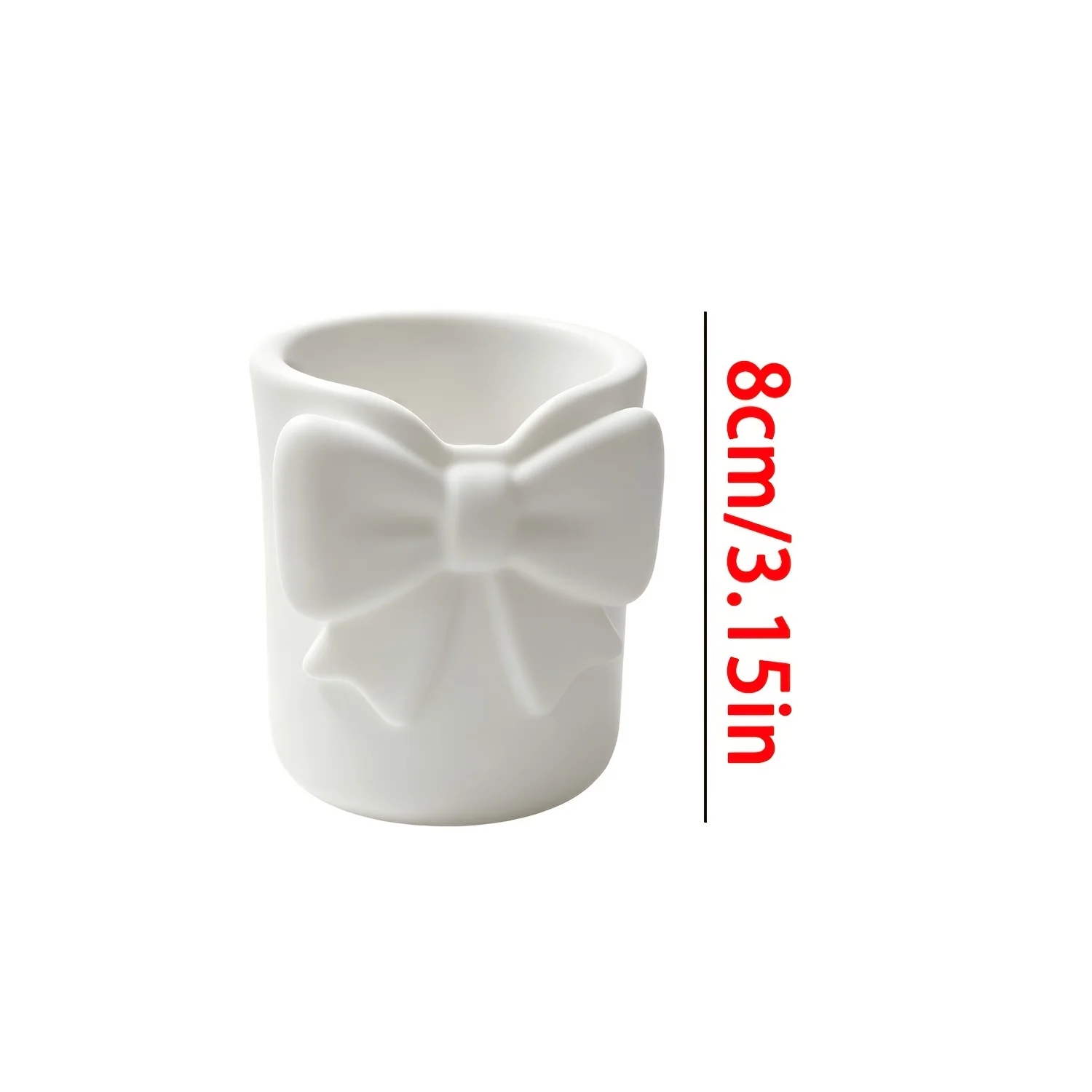 The Bow Shaped Countertop Storage Bucket And Makeup Brush Storage Box Can Be Used As A Durable Pen Holder Material