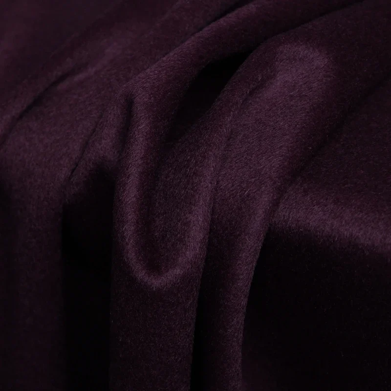 Redraspberry Dark Purple Red Overcoating Cashmere Wool Materials Women Suits Pants Overcoat DIY Clothing Fabrics Freeshipping