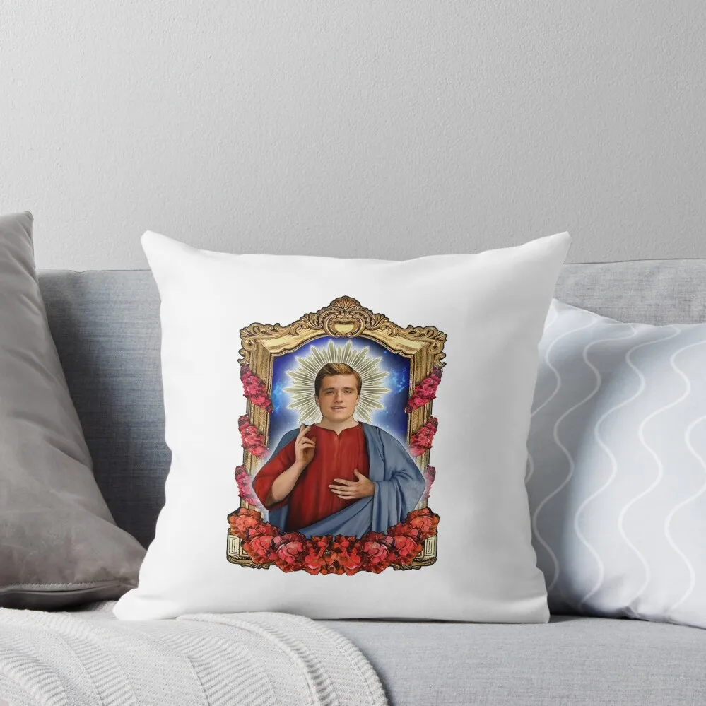 

Saint Josh Hutcherson Throw Pillow Decorative Cushions New year luxury sofa pillows