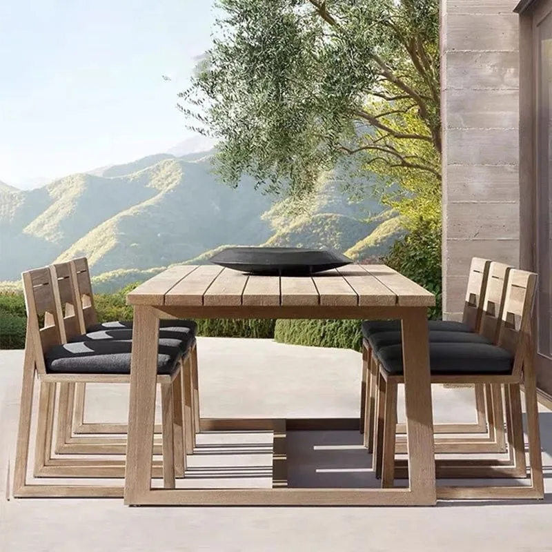 High Quality Outdoor Furniture Outdoor Teak Dining Table Outdoor Dining Table For 8