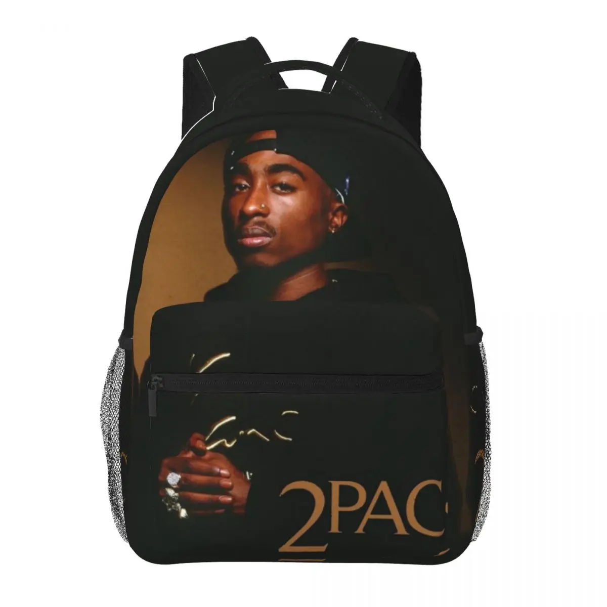 Tupac 2pac Printed Lightweight Casual Schoolbag For School, Outdoor, Shopping, Office 16in