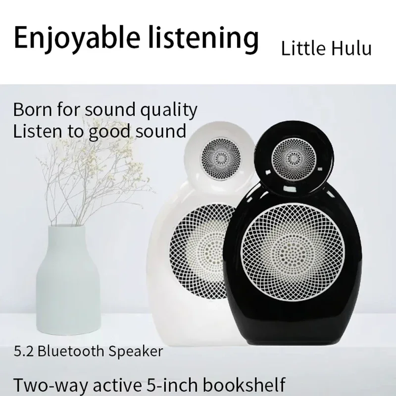 Custom Styles-Xmsj-C-5 Hearing No.2 Floor Speaker Bookshelf Speaker Resin Wooden Case Active / Passive Battery Lossless