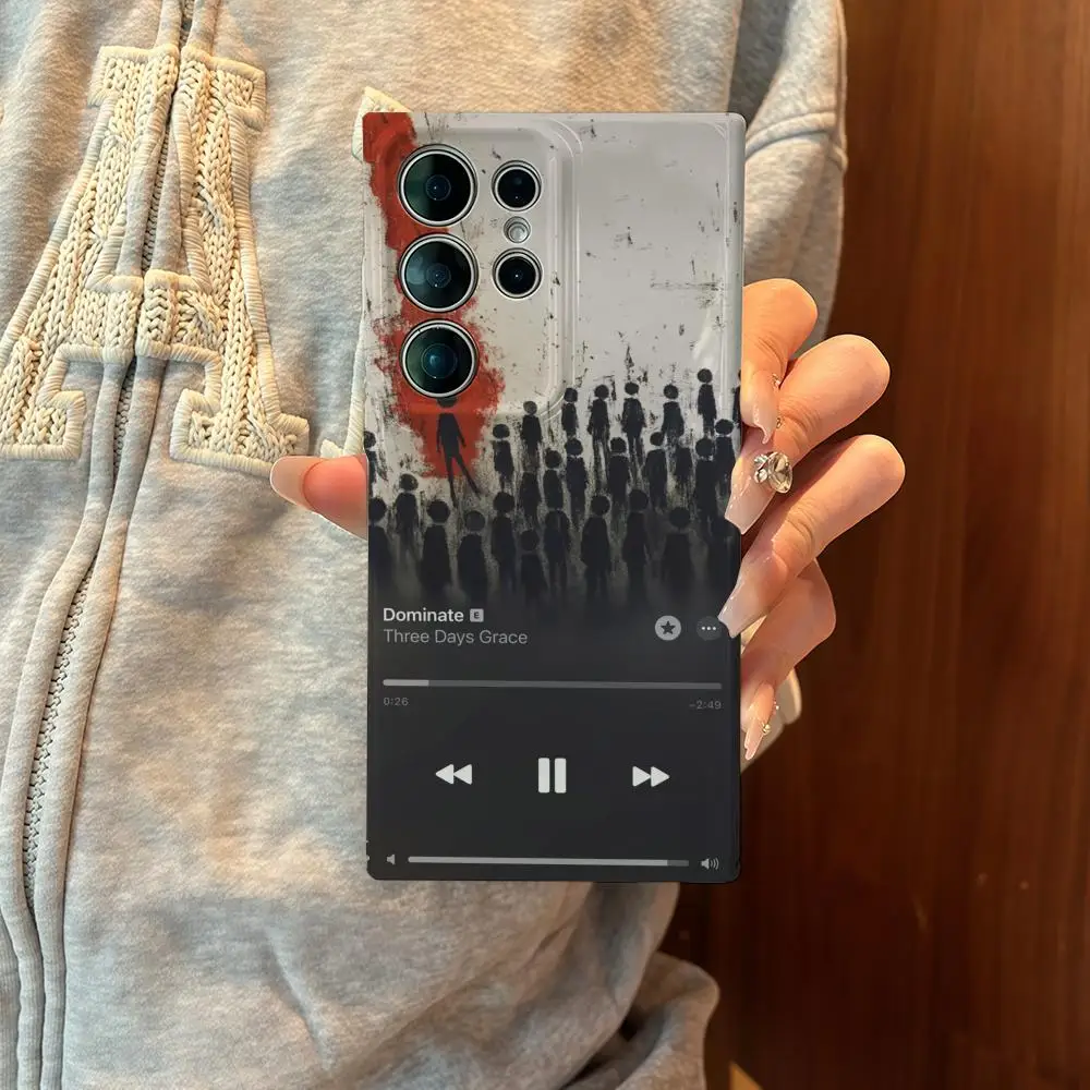 T-Drie Dagen Grace Telefoon Case Voor Samsung S25 Shell Galaxy S24 Ultra 23 plus S22 21 A56 36 glanzende Film Hard PC Cover