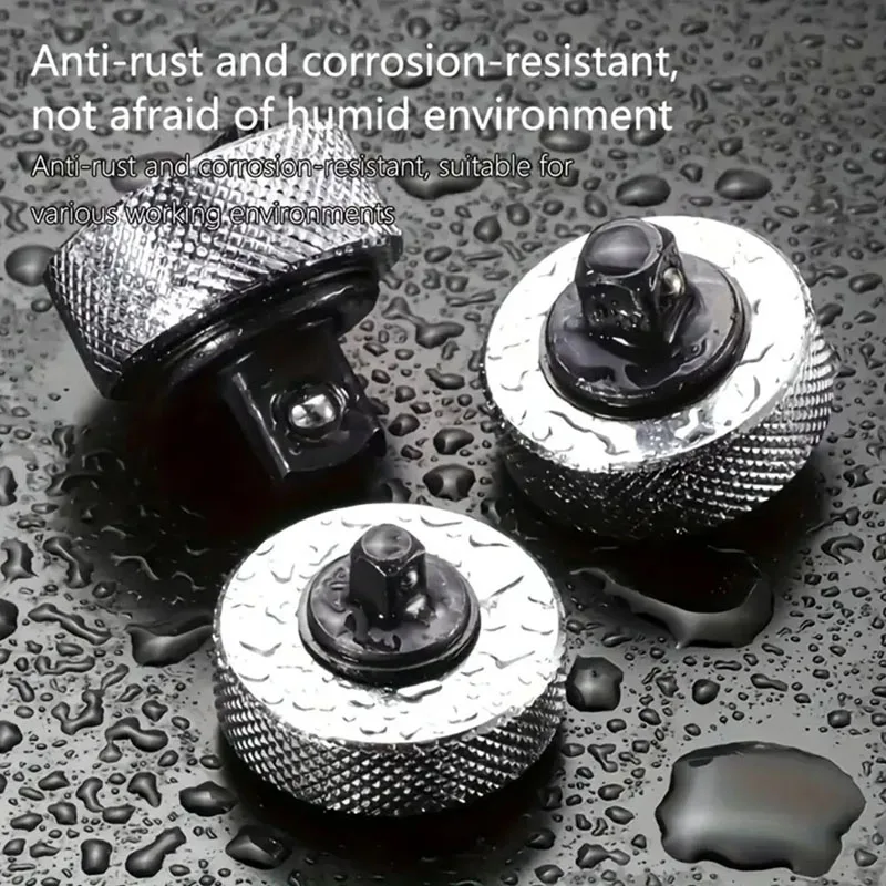 3-Piece Portable Mini Ratchet Wrench Reversible Socket Finger Tool Portable Quick-Release Palm Socket Auto Repair Tools
