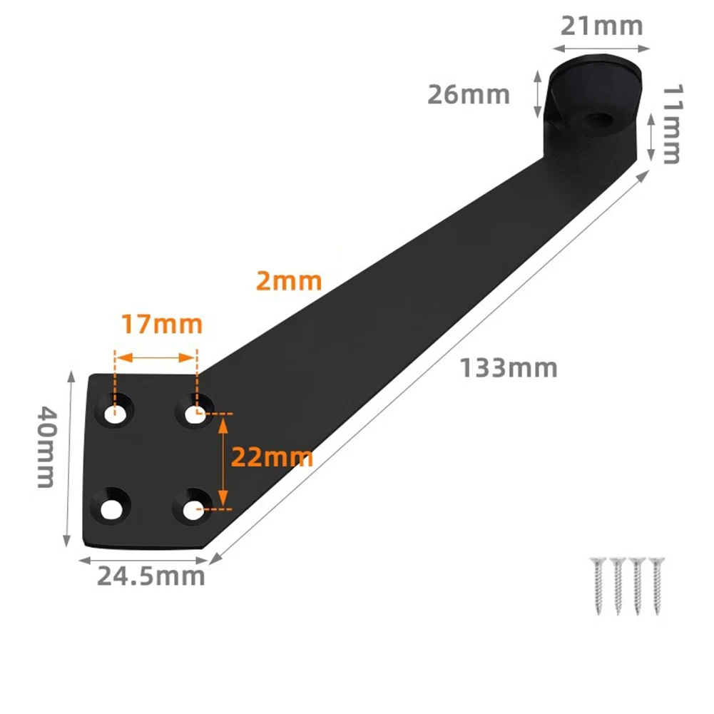 Rolha de porta de 90 graus, rolha de aço inoxidável, instalação discreta, evita danos na parede, adequada para portas de segurança