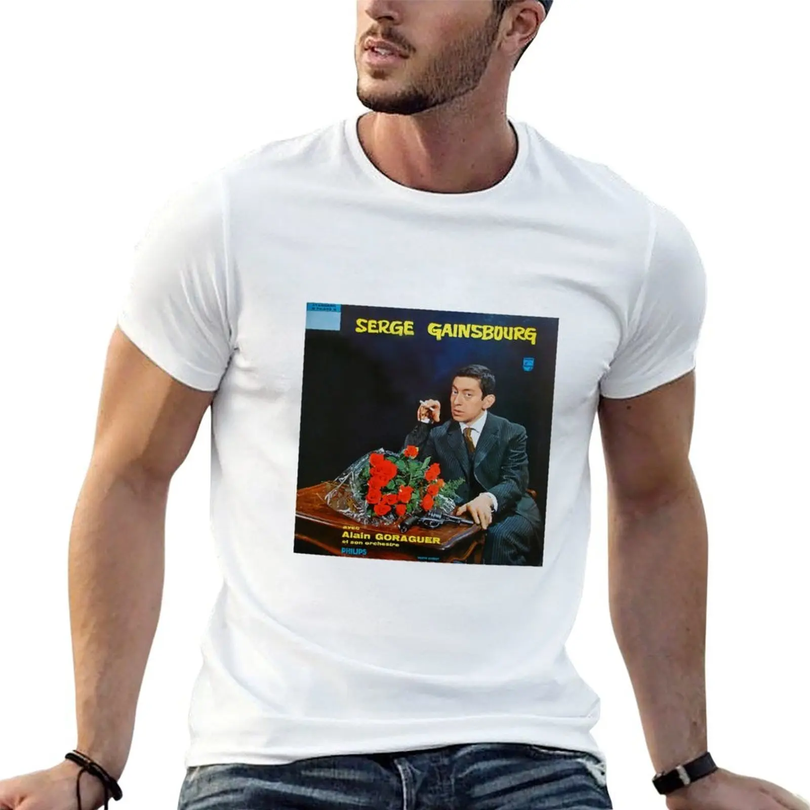Serge Gainsbourg T-Shirt man tshirt g man t shirts for men t shirt man casual T-shirt