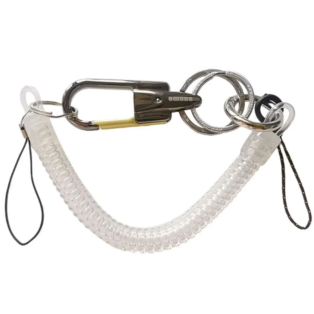 

Anti-Lost Rope Phone Telescopic Lanyard Spring Pendant Mobile Phone Spring Strap Universal Metal Buckle Phone Safety Tether