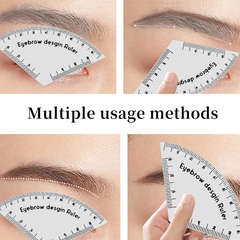 Neue langlebige Stirnformung Schablone Gestaltung tragbare Zeichnung Augenbrauen Design Lineal Make-up Zeichnung Guide Lineal Frauen