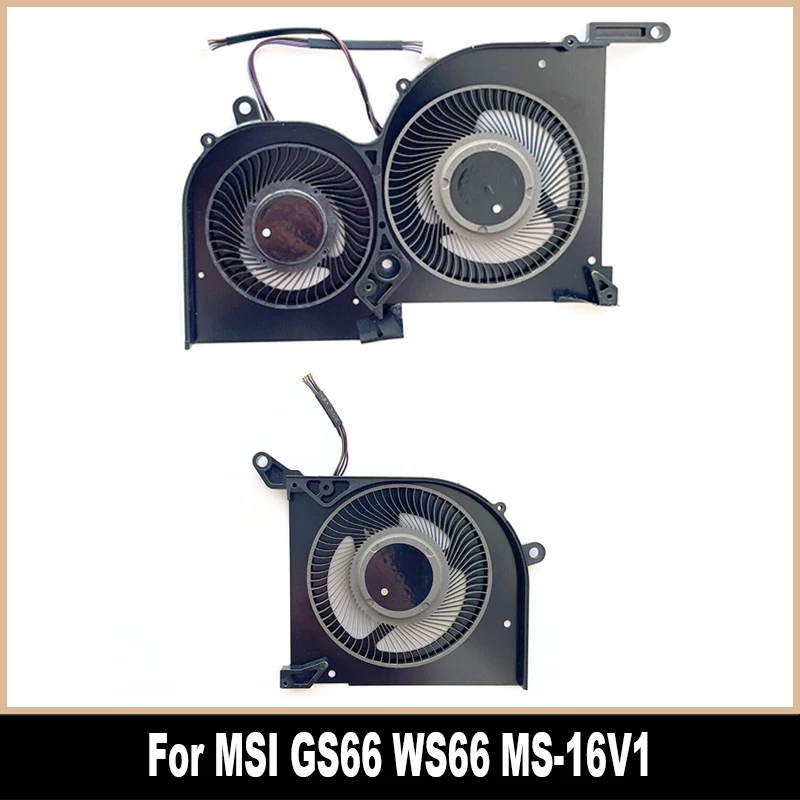 Nouveau pour MSI GS66 WS66 furtif 10SD 10SE 10SF 10SFS 10SGS MS-16V1 ventilateur de refroidissement CPU ventilateur GPU BS5005HS-U4Q BS5005HS-U4J 16V1-G-CW