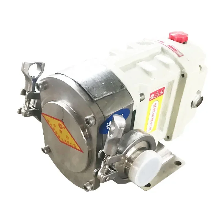 Suitable for Sanitary Food Grade Seasonings/meat/beer/molasses/sauce/ Rotor Rotary Lobe Pump Stainless Steel Electric Rotor Pump