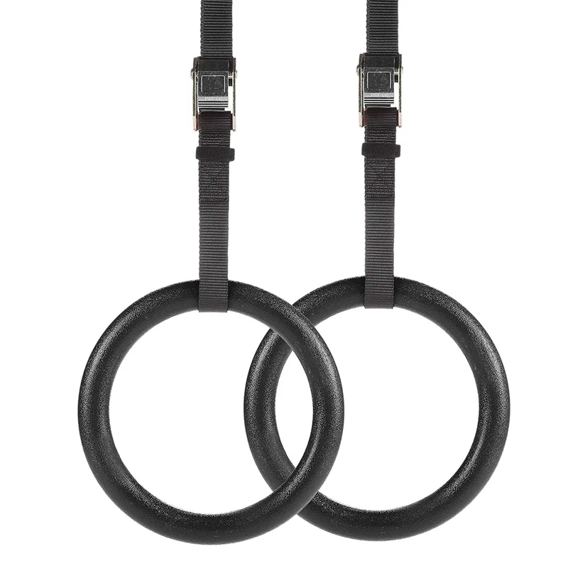 

Gymnastics Circles Pull-Up Fitness Gym Rings With Adjustable Straps Great For Workout Strength Training Pull