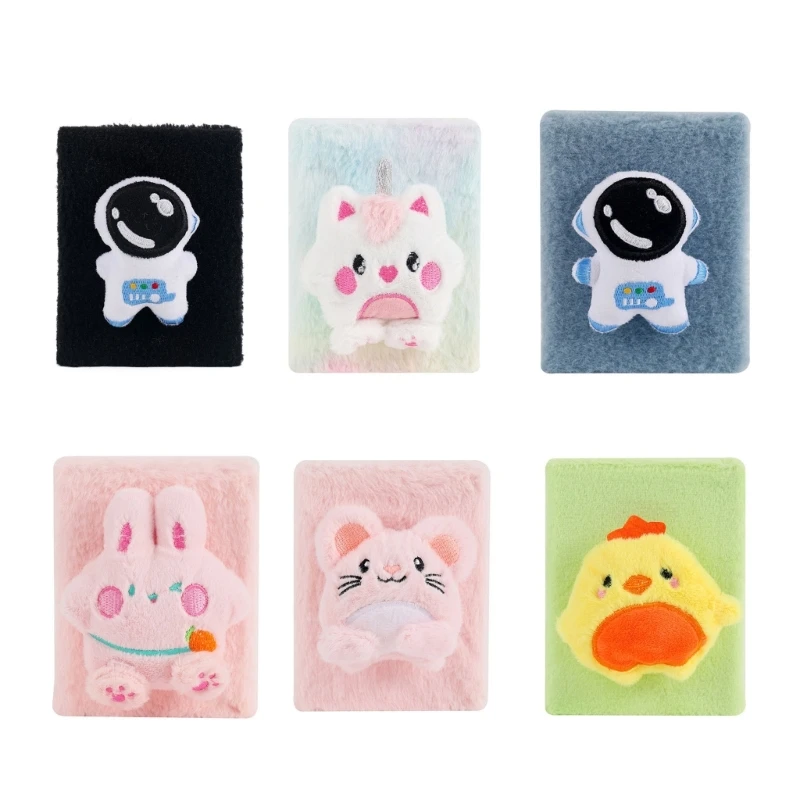 Y1UB Rabbit Notebook Plush Notebook 80 Sheets Journal Writing Planner for Girls