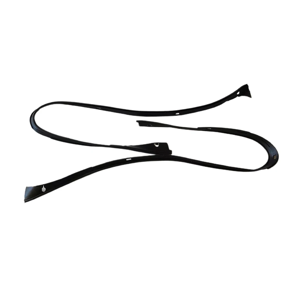 Rubberen sierstrip Koplamp sierstrip Koplamponderhoud Zwarte rubberen sierlijst Eenvoudige installatie Hoogwaardige materialen