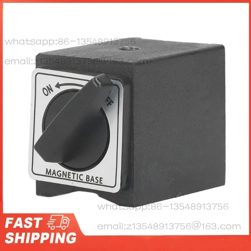 Magnetic Base Stand Base Holder High Hardness 33lb M5 Threaded Dial V Indicator Magnetic Base Stand Magnetic Holder Bed