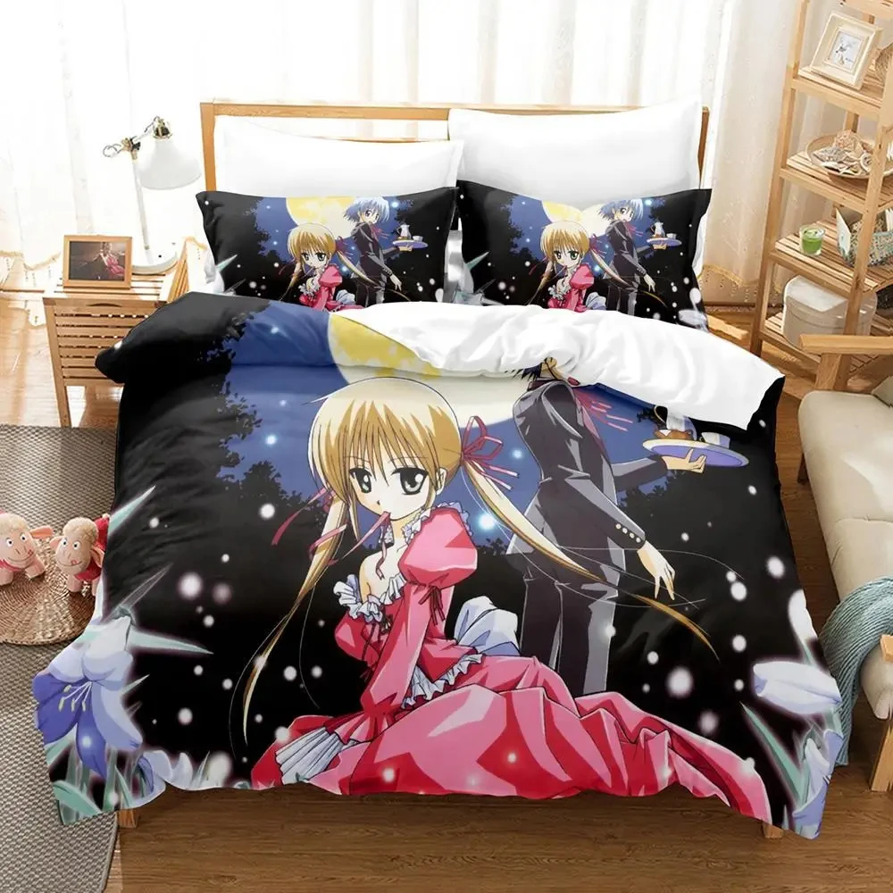 Anime Hayate the Combat Butler Bedding Set Duvet Cover Bed Set Quilt Cover Pillowcase Comforter king Queen Size Boys Adult