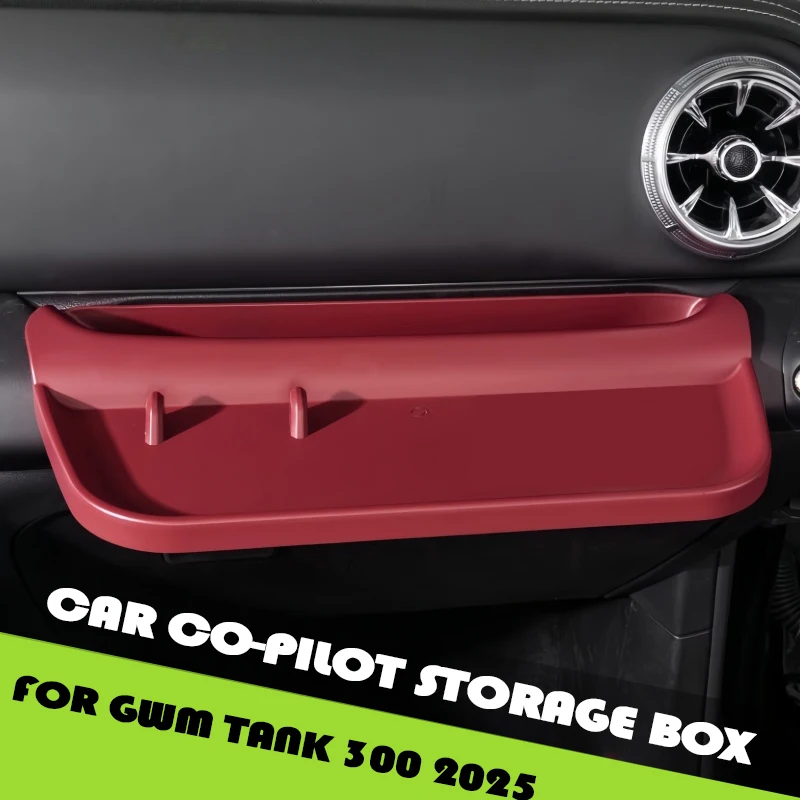 

Car Co-pilot Small Table Fit for GWM Tank 300 2025 Modified Auto Co-pilot Multi-function Storage Box Car Interior Upgrade Parts