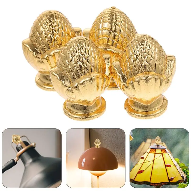 4pcs Lamp Finial Retro Unique Lamp Shade Finial Lamp Decoration Finials Lamp Knobs Lamp top decoration 2024