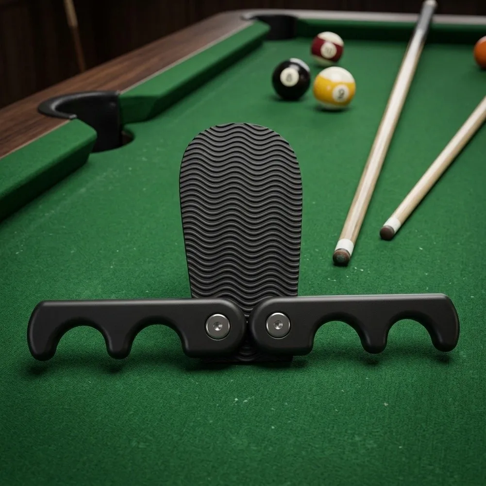 For Billiard Table Pool Cue Rack Billiard Cue Rack For Home Use Smooth Groove Protection Gentle Plastic Material