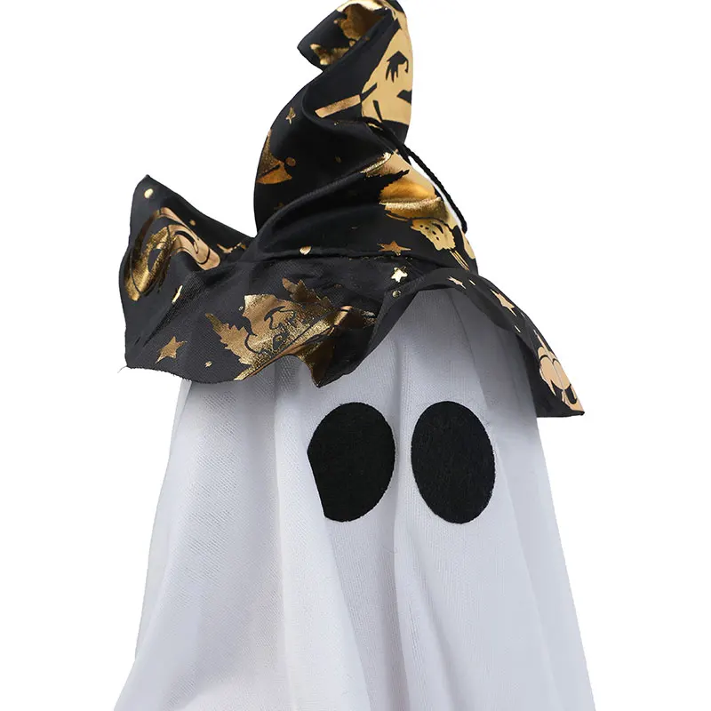 1/2/3 szt. Halloweenowe Lampki LED w Kształcie Wiedźmy/Ducha na Halloween, Dekoracja Domu, Wewnątrz i na Zewnątrz, na Podwórko, Straszne Wiszące Ozdoby, Prezent