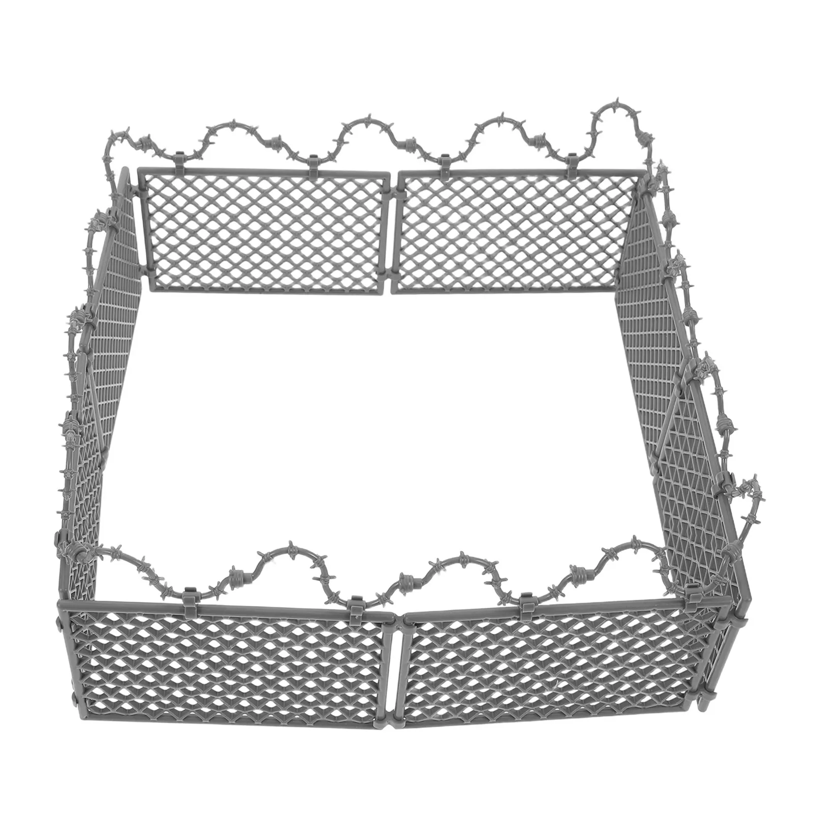 

Набор декоративных миниатюрных ограждений для микроландшафта, для поделок, оформления сцен, диорам, военных макетов, имитации препятствий
