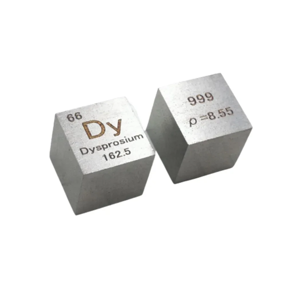

10mm Dysprosium Dy Cubic Periodic Table Cube 99.9% Pure Dysprosium Cubic Metal Gift Rare Metal Dysprosium Element Block Sample