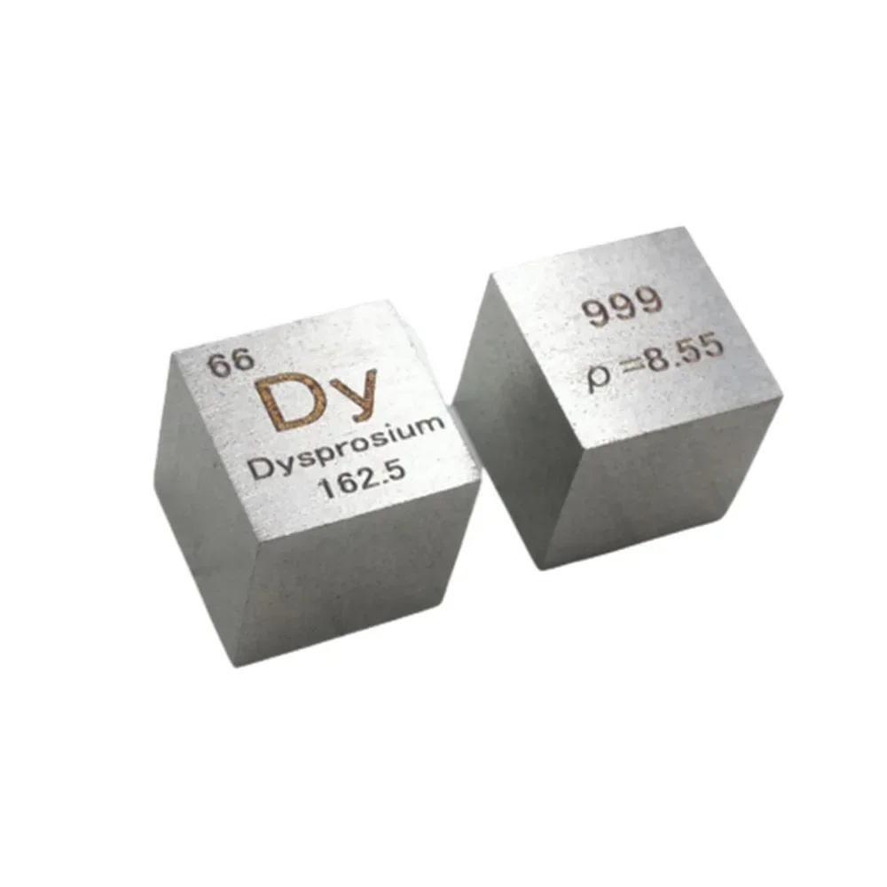 

Dysprosium Cubic Periodic Table Cube, 10mm, 99.9% Pure, Rare Metal, Element Block Sample, Gift