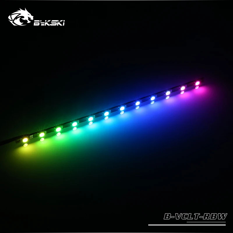 Bykski LED Strip Use for CPU GPU Block / 12V 4PIN RGB Strip / 5V 3PIN A-RGB Light / Support To AURA SYNC In M/B