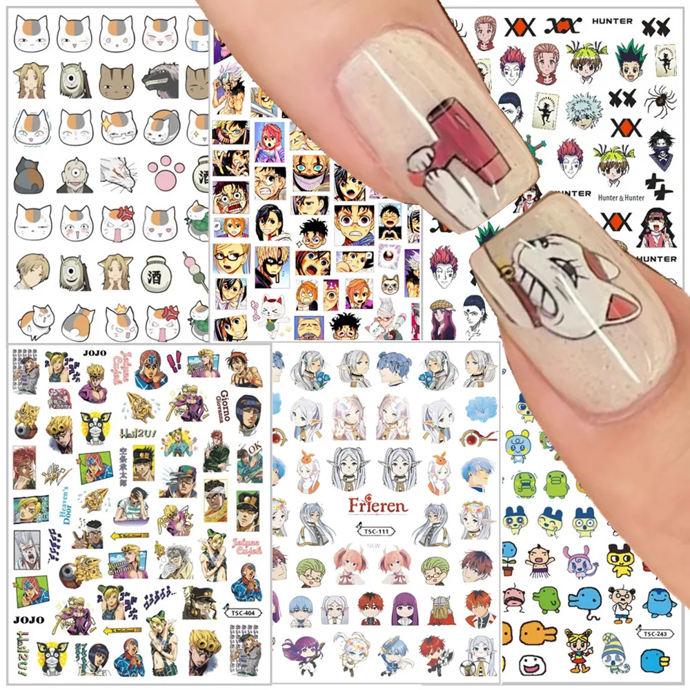 

The Crone Dandadan Ayase Momo Takakura Ken cacts JO HERO Stone Rohan Kishibe 3d Nail Art Stickers きしべ ろはん Stamp