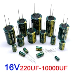 High Frequency Electrolytic Capacitor 16V 100UF 220UF 330UF 470UF 1000UF 1500UF 1800UF 2200UF 3300UF 4700UF 10000UF 22000UF 20%